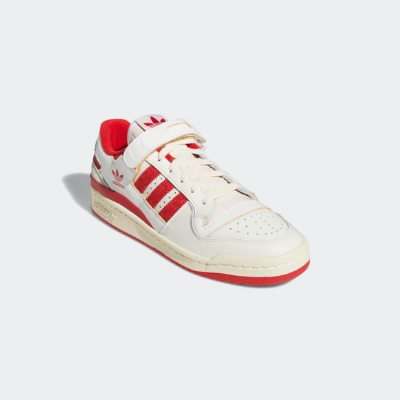 Adidas Originals Forum 84 Low Mens Casual Shoes Red White GY6981 NEW Size 10 - Picture 5 of 11